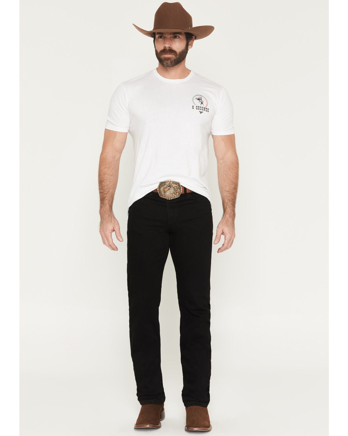 Kimes Ranch Men's James Rigid Straight Denim Jeans, Black, hi-res