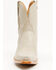Image #4 - Lucchese Women's Cactus Western Booties - Snip Toe, Cream, hi-res