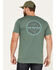 Brixton Men's Crest II Logo Graphic T-Shirt , Green, hi-res