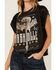 Image #3 - Originality Women's Nashville Lace Short Sleeve Graphic Tee, Black, hi-res