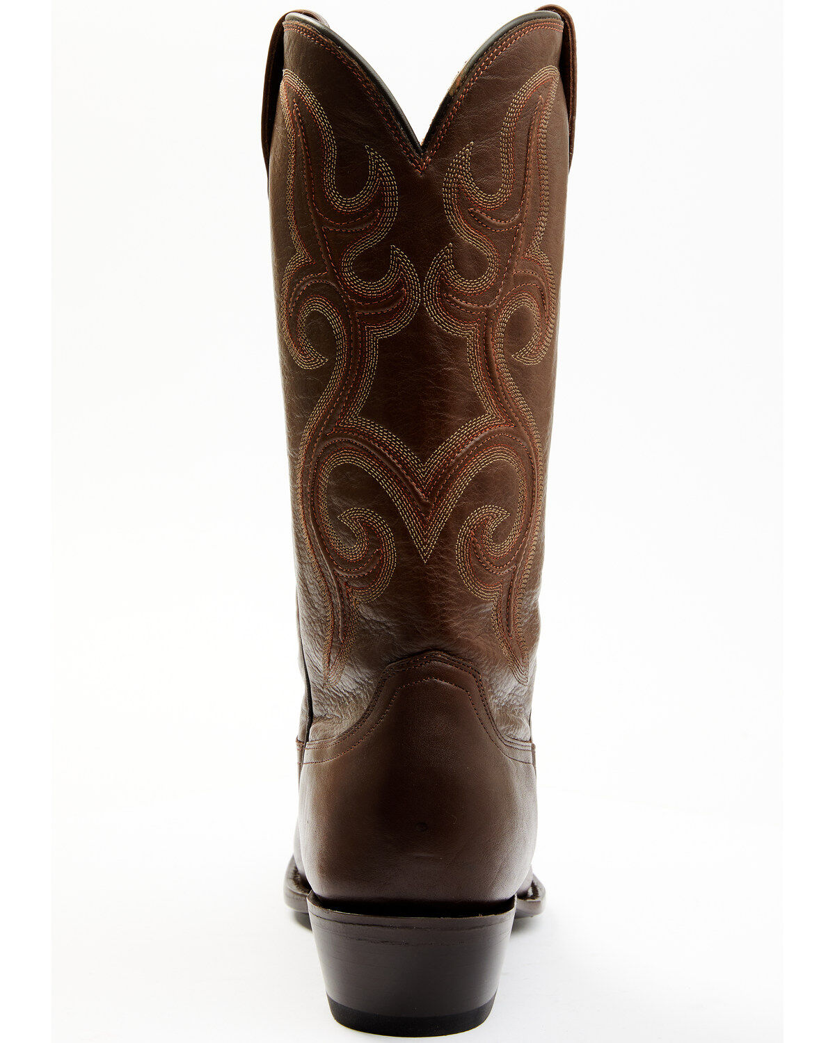 Image #5 - Lucchese Men's Espresso Smooth Western Boots - Round Toe, Dark Brown, hi-res
