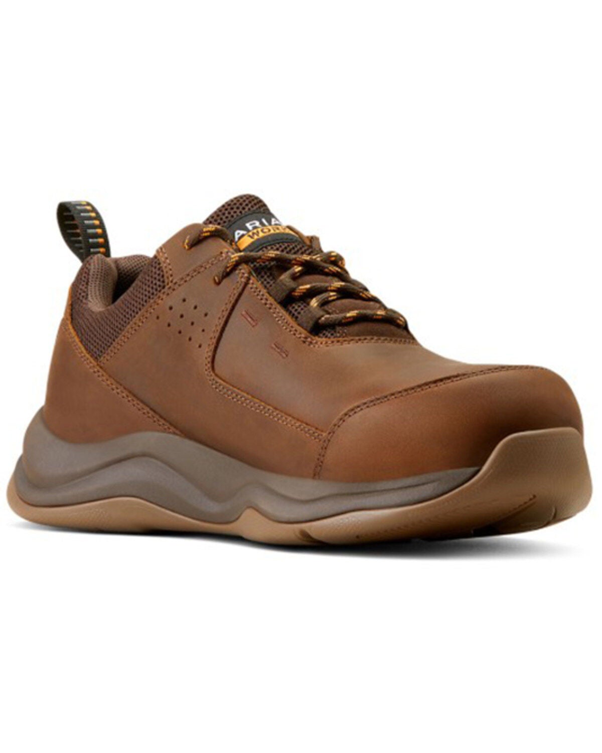 Ariat Men's Working Mile SD Work Shoes - Composite Toe, Brown, hi-res