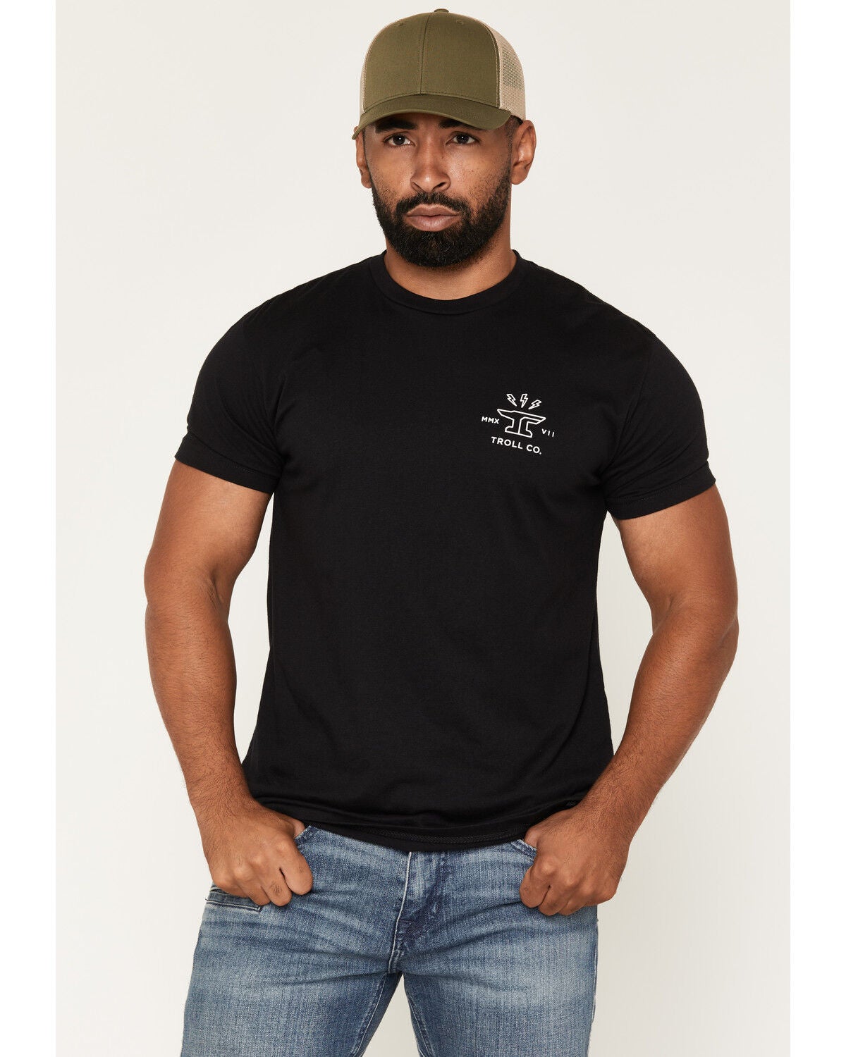 Image #2 - Troll Co Men's Twisting Wrenches Short Sleeve Graphic T-Shirt, Black, hi-res