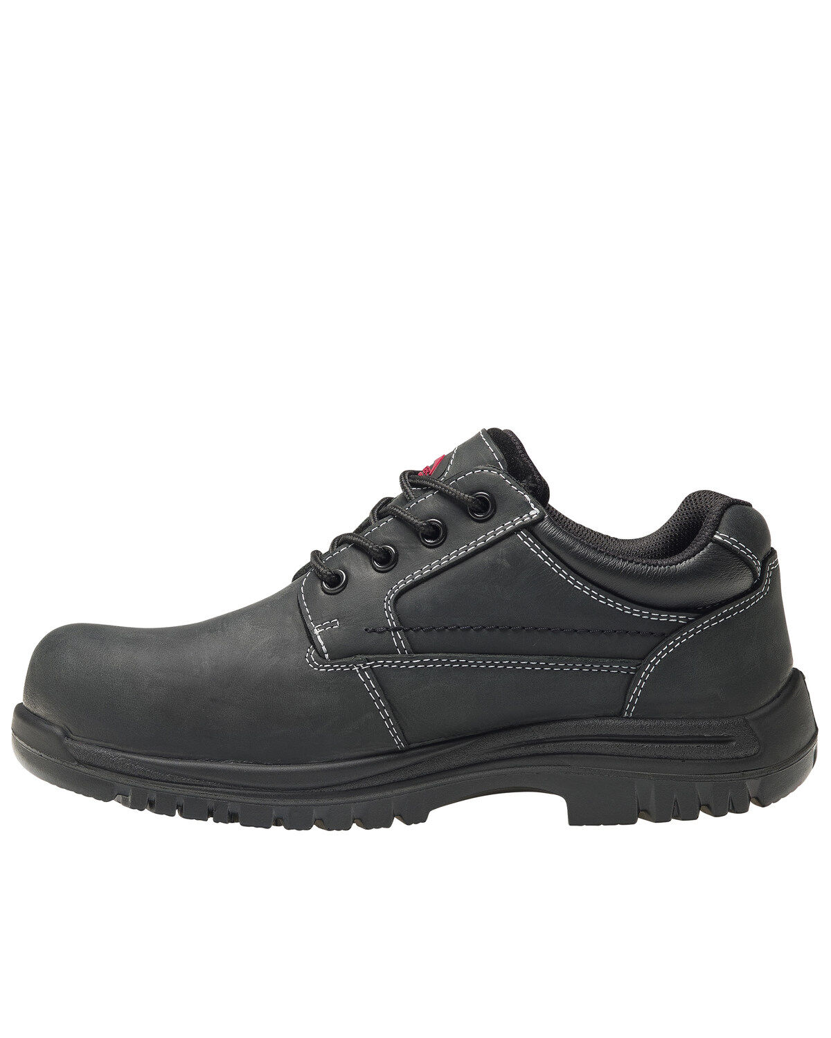 Image #3 - Avenger Men's Foreman Waterproof Work Shoes - Composite Toe, Black, hi-res