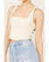 Show Me Your Mumu Women's Sleeveless Corset Top, Off White, hi-res