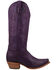 Image #2 - Black Star Women's Victoria Western Boots - Snip Toe , Purple, hi-res