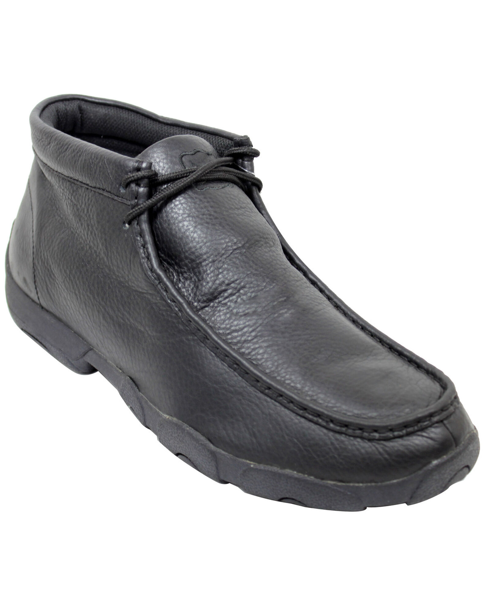 Image #1 - Twisted X Men's Driving Moccasins, Black, hi-res