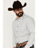 Image #2 - Gibson Trading Co Men's Flower Power Floral Print Long Sleeve Button-Down Western Shirt, White, hi-res