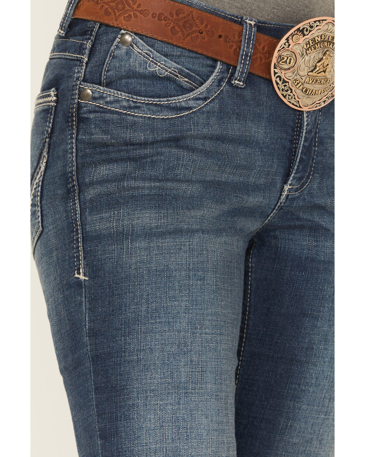 Image #2 - Wrangler Women's Ultimate Riding Williow Lovette Bootcut Jeans, Blue, hi-res