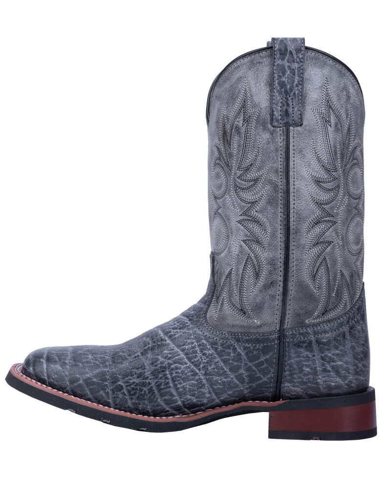 Laredo Men S Durant Grey Western Boots Wide Square Toe Boot Barn