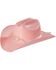 Image #1 - M&F Western Girls' Tiara Canvas Cowboy Hat, Pink, hi-res