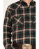 Image #3 - Ariat Men's Harrisburg Retro Plaid Long Sleeve Snap Western Shirt , Brown, hi-res