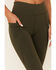 Image #3 - Idyllwind Women's High Rise Freedom Leggings, Dark Green, hi-res
