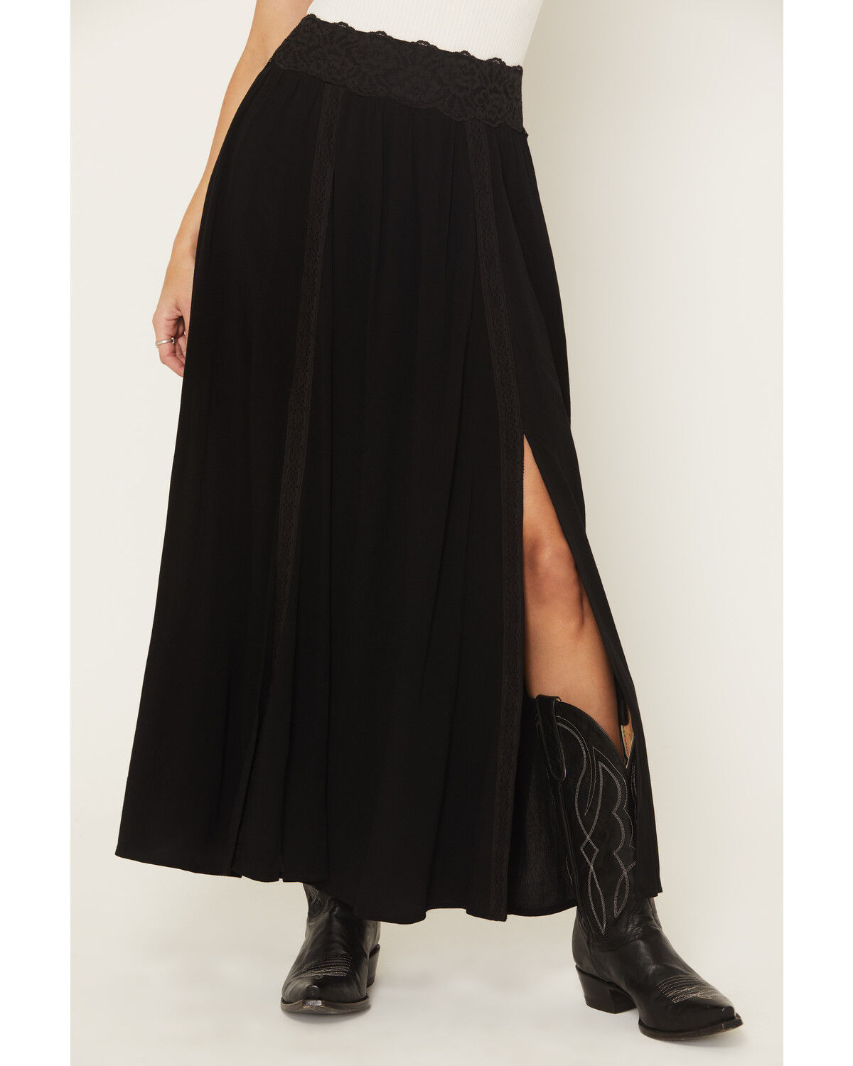 Product Name:  Shyanne Women's Lace Inset Maxi Skirt