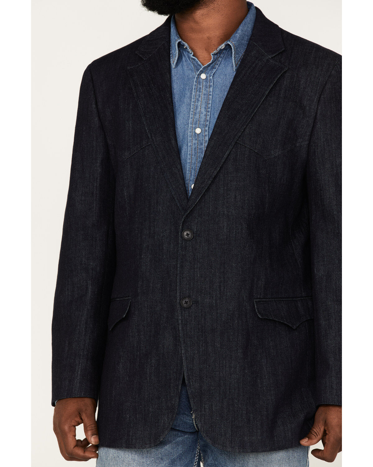 Image #3 - Cody James Men's Kentucky Denim Blazer, Indigo, hi-res
