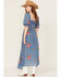 Image #4 - Wild Moss Women's Floral Embroidered Midi Dress, , hi-res