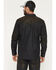 Image #4 - Moonshine Spirit Men's Wax Coated Denim Long Sleeve Snap Western Shirt, Dark Wash, hi-res