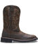 Image #2 - Wolverine Men's Rancher Wellington Work Boots - Steel Toe, Dark Brown, hi-res