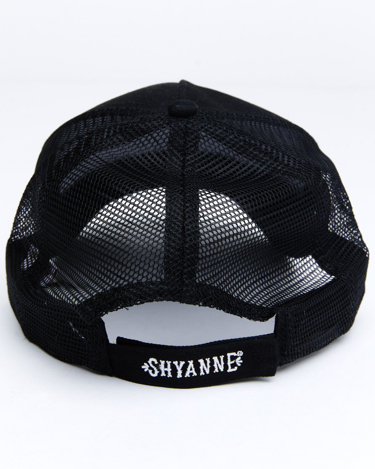 Image #3 - Shyanne Women's Whiskey Bandit Embroidered Mesh Cap , Black, hi-res