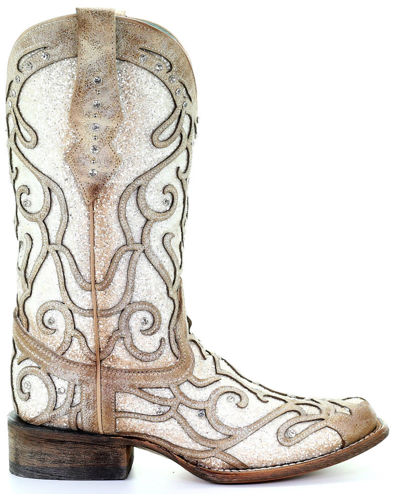 glitter western boots