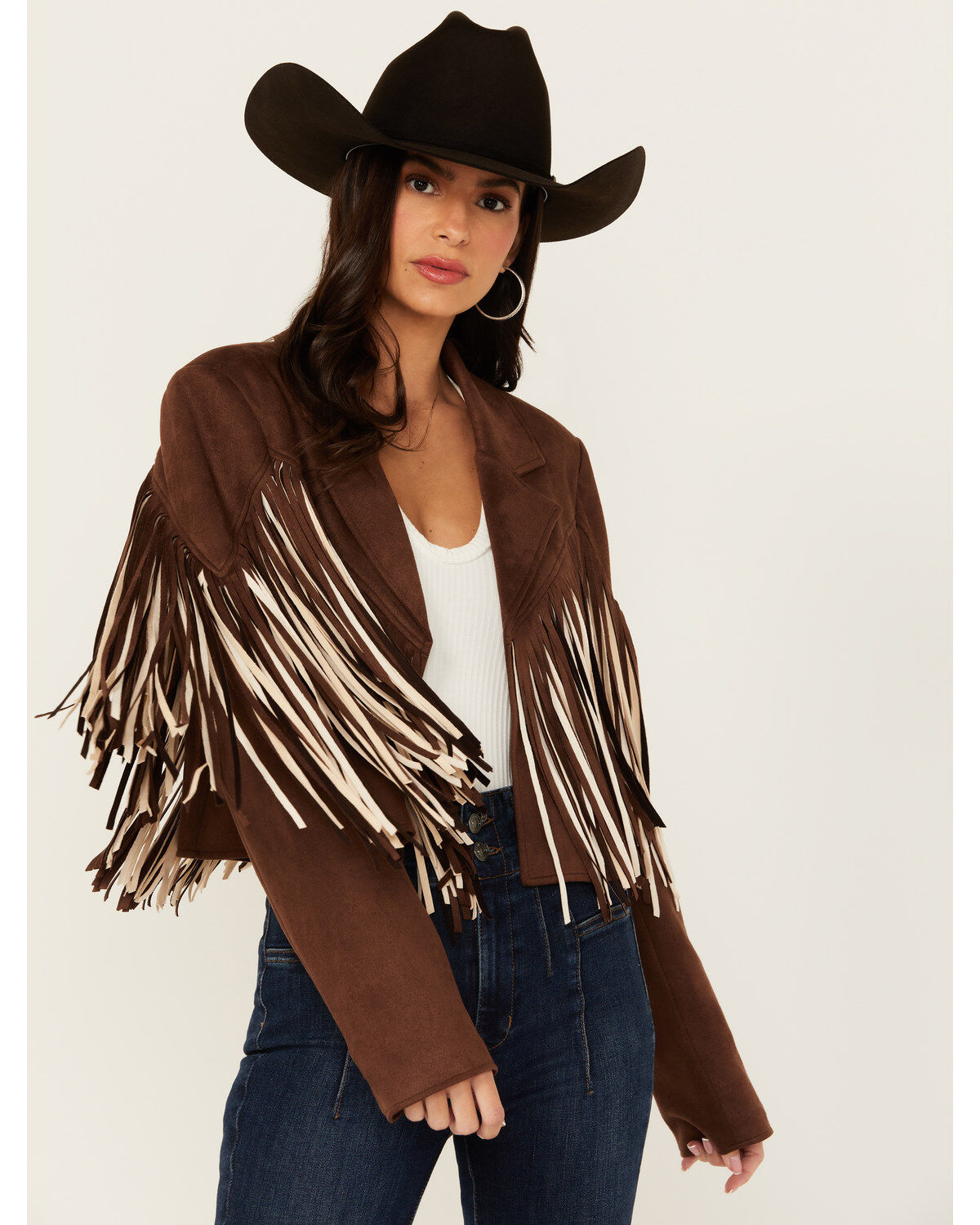 Image #1 - Saints & Hearts Women's Fringe Jacket, , hi-res
