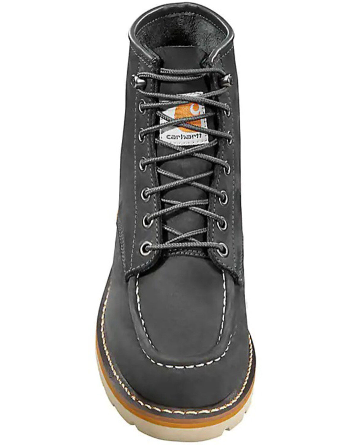 Image #4 - Carhartt Women's Moc 6" Wedge Work Boot - Soft Toe, Dark Grey, hi-res
