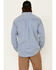 Image #4 - Ariat Men's FR Striped Long Sleeve Button Work Shirt, Blue, hi-res