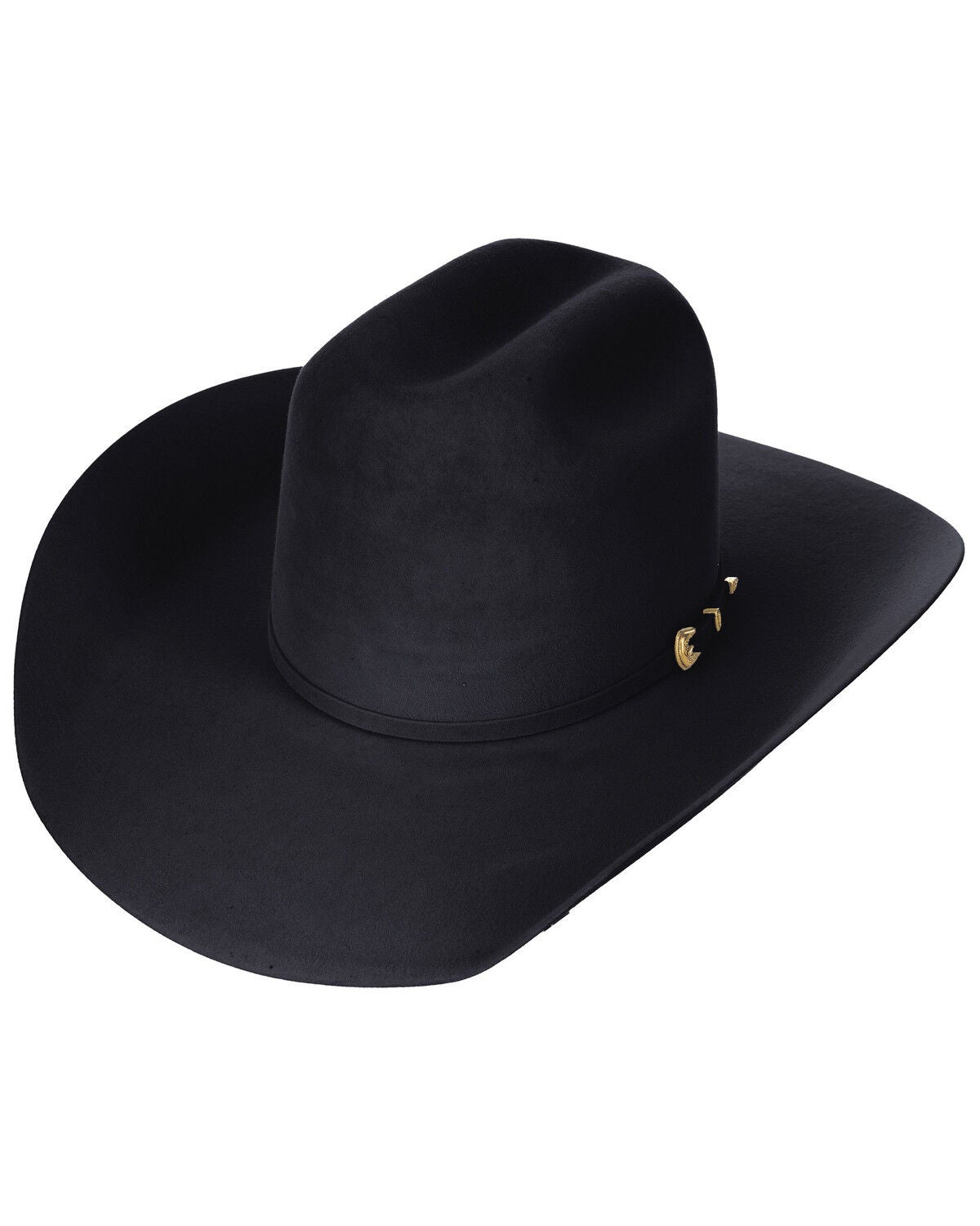 Image #1 - Larry Mahan Cody 10X Felt Cowboy Hat, Black, hi-res