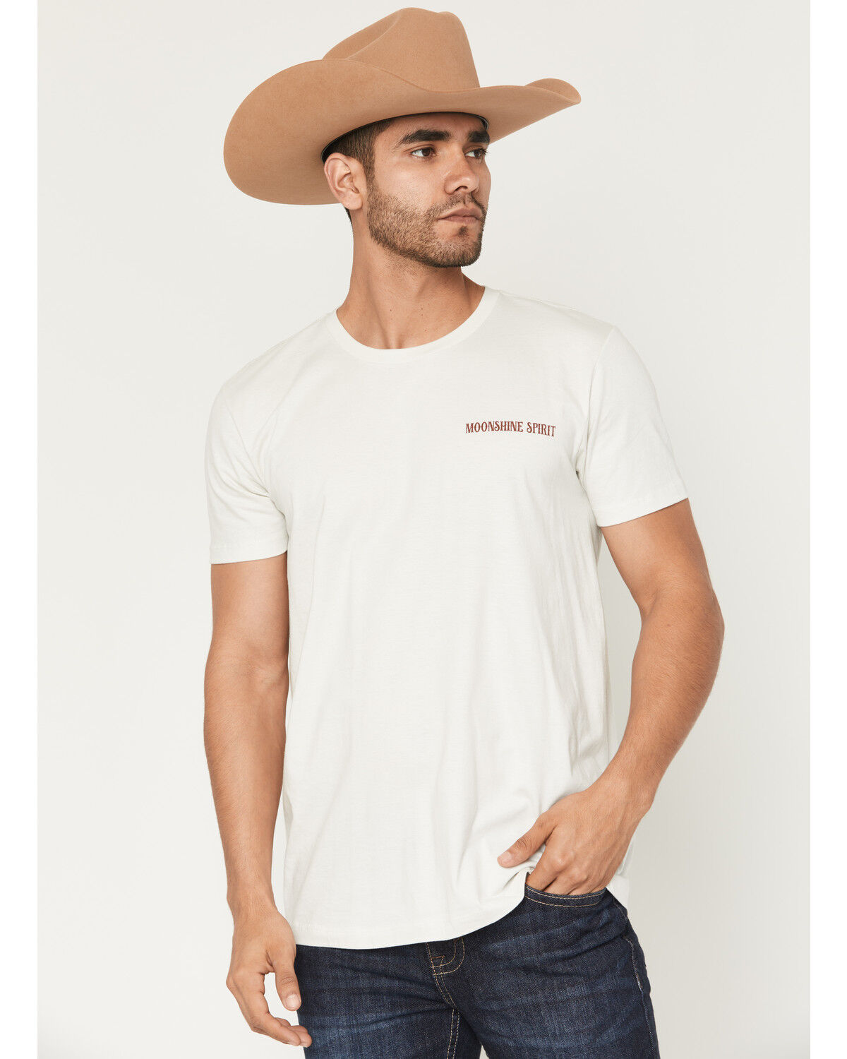 Image #2 - Moonshine Spirit Men's Viva La Vida Short Sleeve Graphic T-Shirt, Cream, hi-res