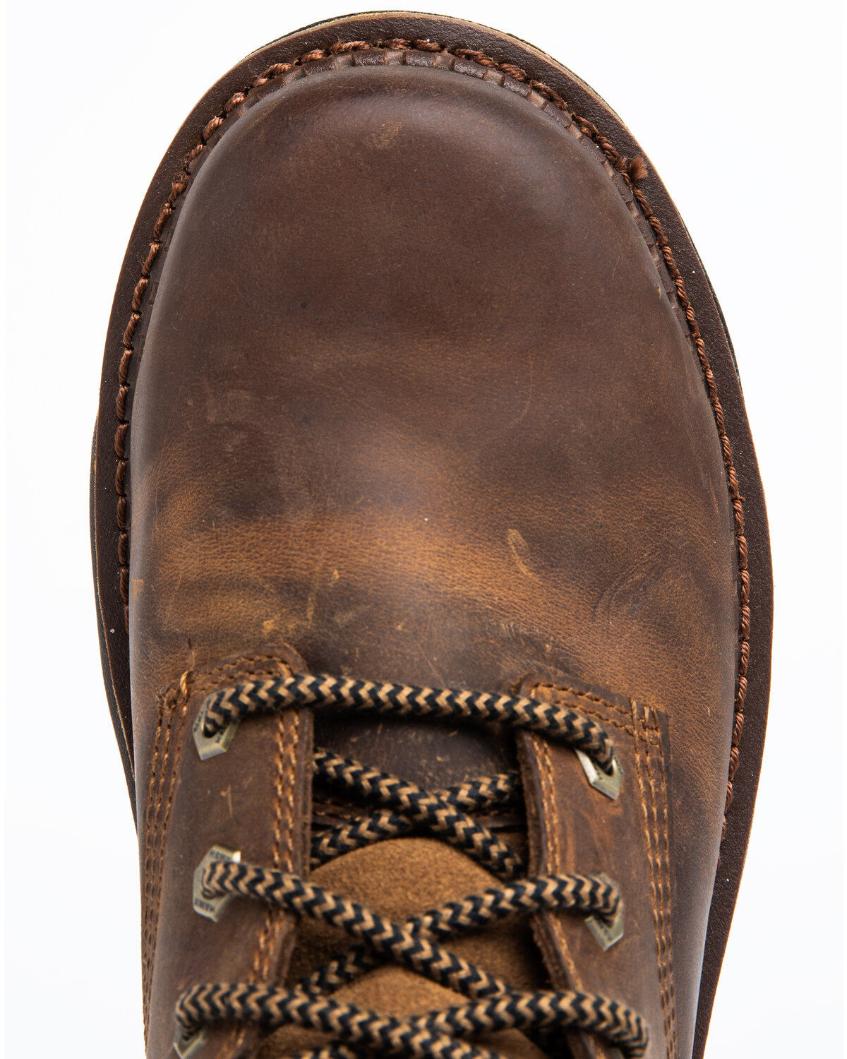 Image #6 - Hawx Men's Crew Chief Work Boots - Composite Toe, Dark Brown, hi-res