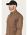 Image #2 - Ariat Men's FR Deniro Printed Long Sleeve Button-Down Work Shirt, Khaki, hi-res