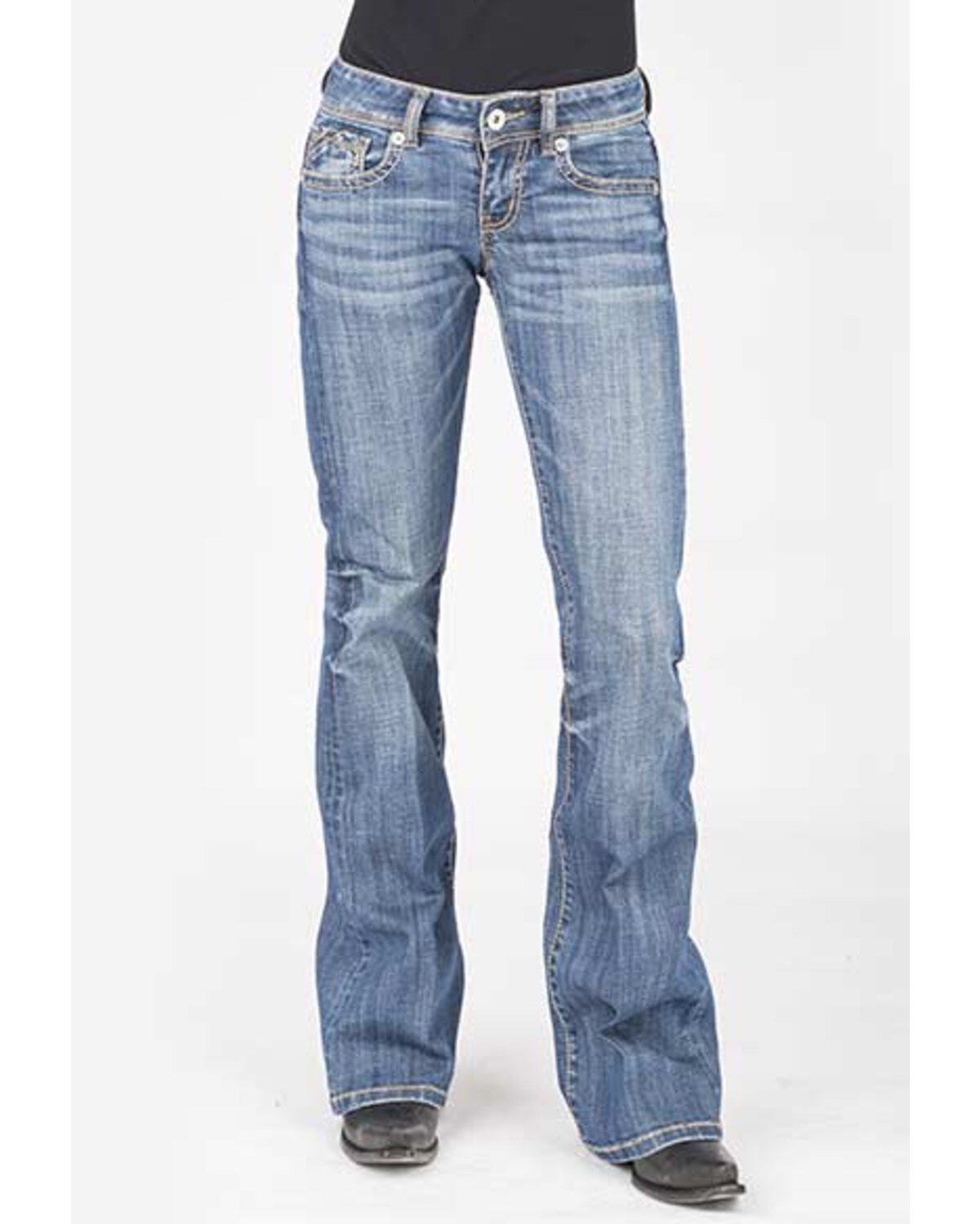 light bootcut jeans