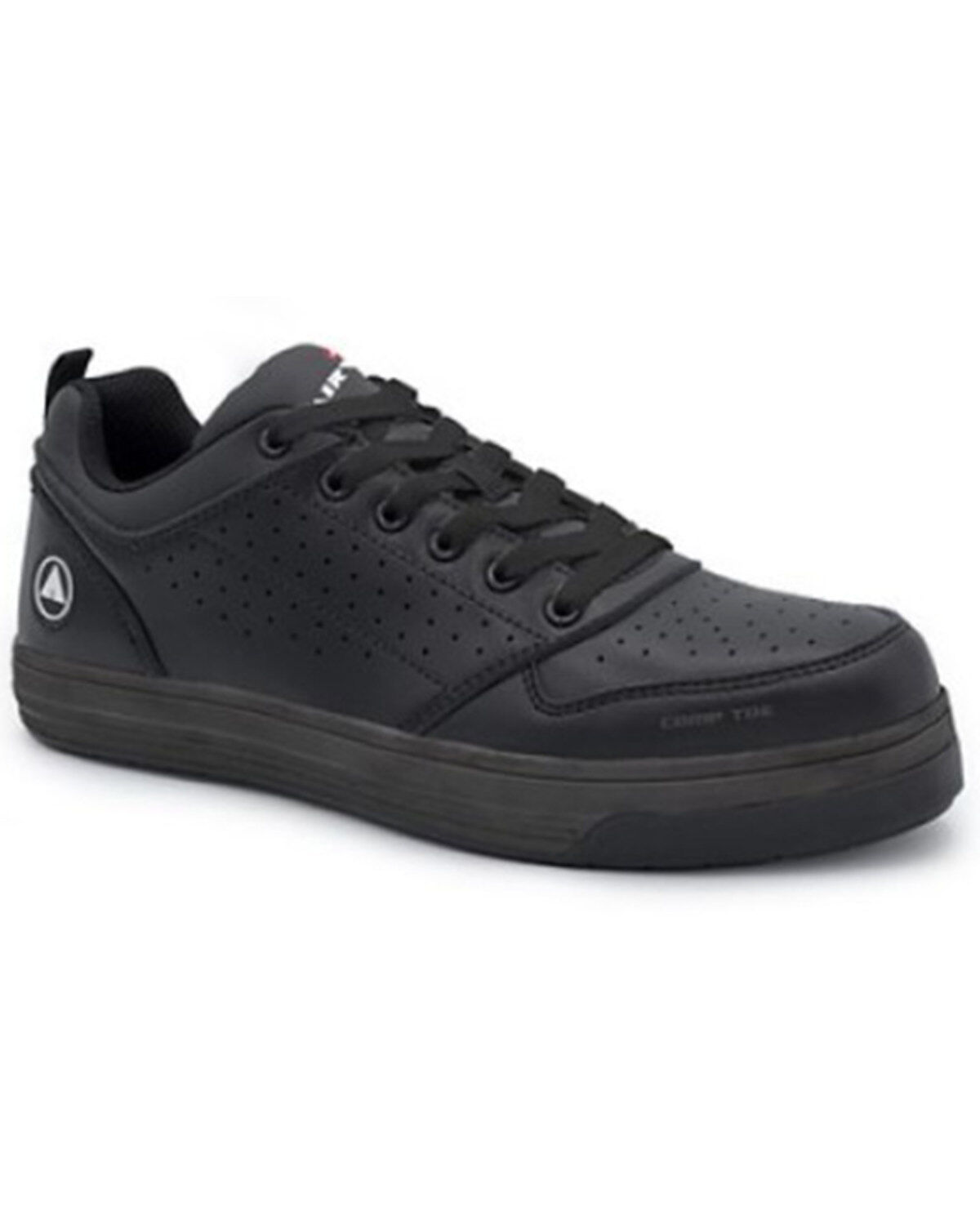 Image #1 - Airwalk Women's Arena Lace-Up Work Shoes - Composite Toe, Black, hi-res