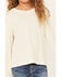 Hayden LA Girls' Fur Trimmed Sweater , Ivory, hi-res