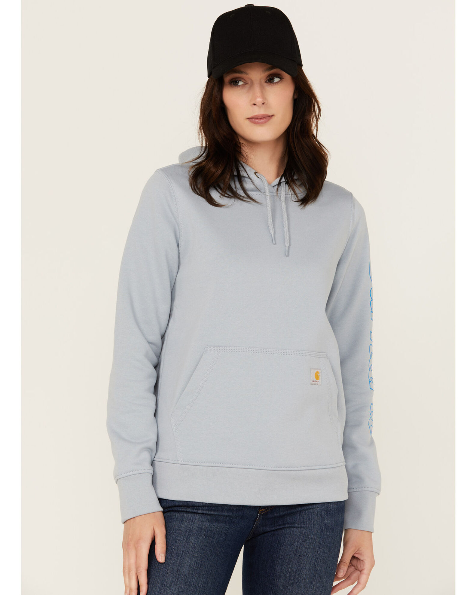 Light blue best sale carhartt sweatshirt
