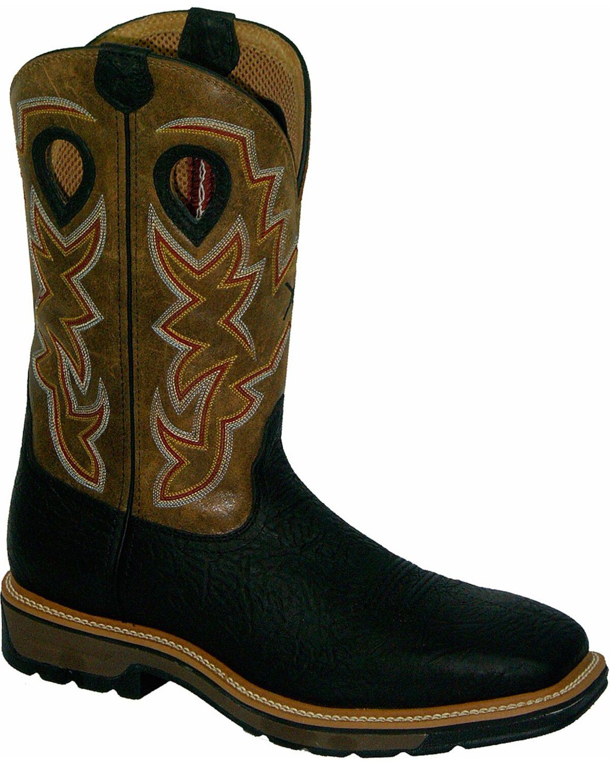 Image #1 - Twisted X Men's Lite Pull-On Work Boots - Steel Toe, , hi-res