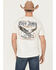 Image #1 - Cody James Men's Hunter Eagle Logo Short Sleeve Graphic T-Shirt, Cream, hi-res