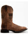 Image #2 - Ariat Men's Circuit Patriot Western Boots - Broad Square Toe, Distressed Brown, hi-res