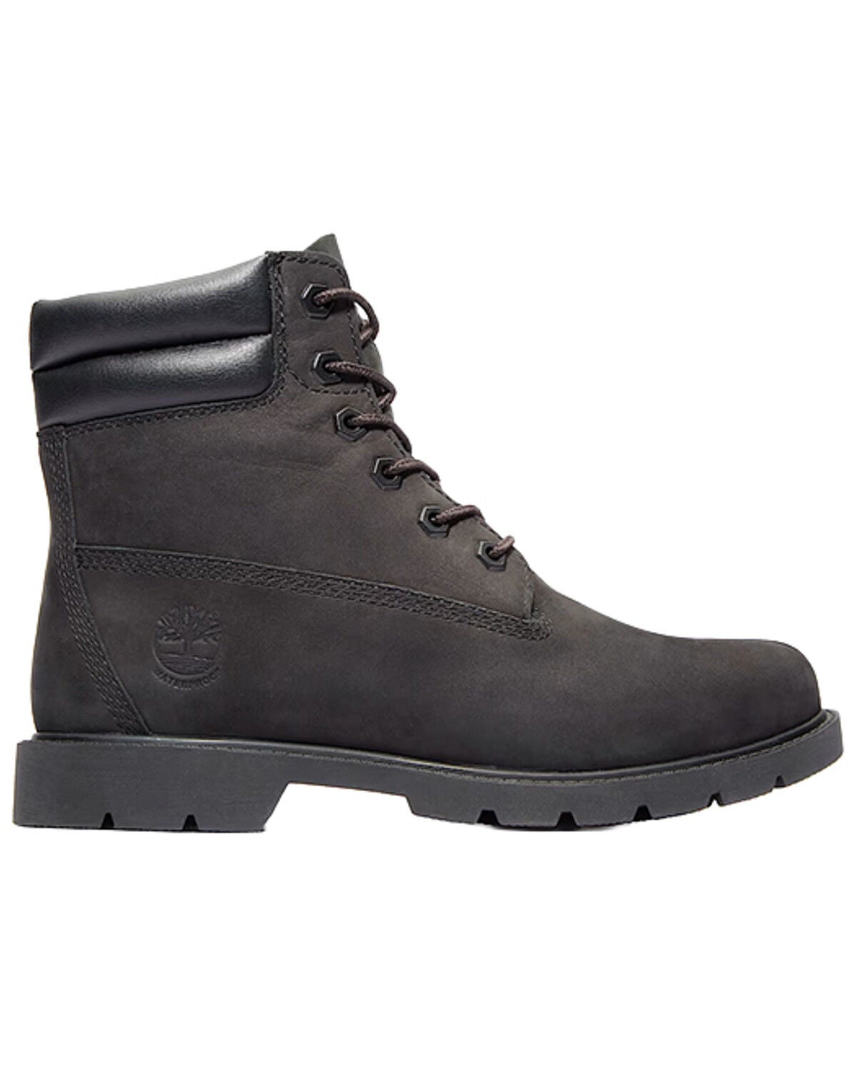 Image #2 - Timberland Women's 6" Linden Woods Waterproof Insulated Work Boots - Soft Toe, Black, hi-res