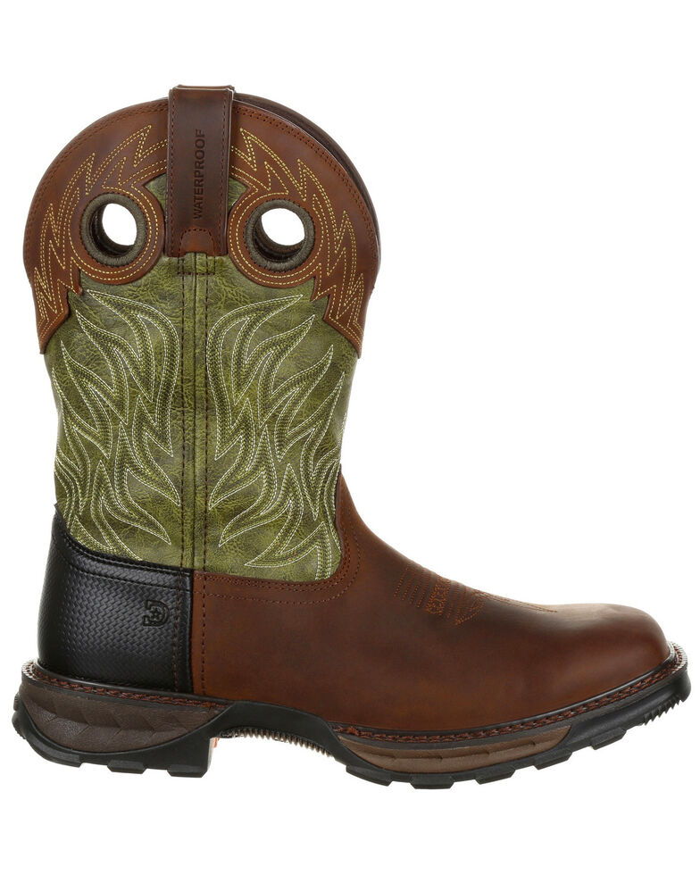 Durango Men's Maverick XP Waterproof Western Work Boots Square Toe