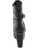 Image #7 - Milwaukee Leather Women's Triple Strap Wedge Boots - Round Toe, Black, hi-res
