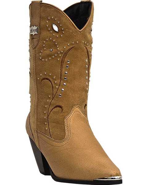 Image #1 - Dingo Women's Ava Leather Cowgirl Boots - Medium Toe, , hi-res