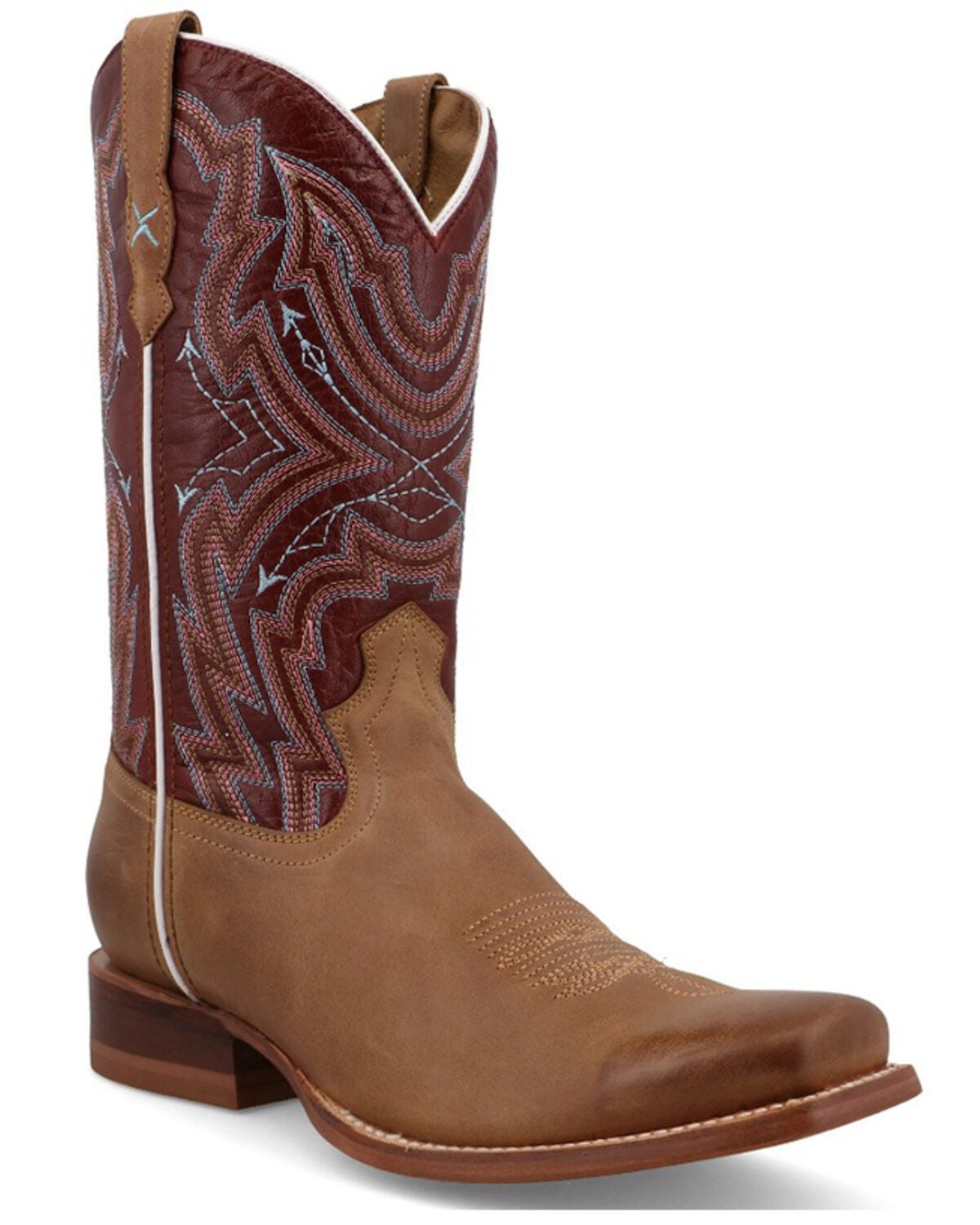 Twisted X Women's Rancher Western Boots - Square Toe, Purple, hi-res