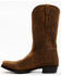 Image #3 - El Dorado Men's Bay Western Boots - Square Toe, Brown, hi-res