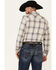 Ariat Men's Dunscape Atherton Retro Plaid Long Sleeve Snap Western Shirt , Tan, hi-res
