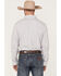 Image #4 - RANK 45® Men's Fishing Small Plaid Print Long Sleeve Button-Down Western Shirt, White, hi-res