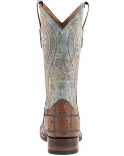 Image #5 - Ferrini Men's Ostrich Patch Exotic Western Boots, Kango, hi-res