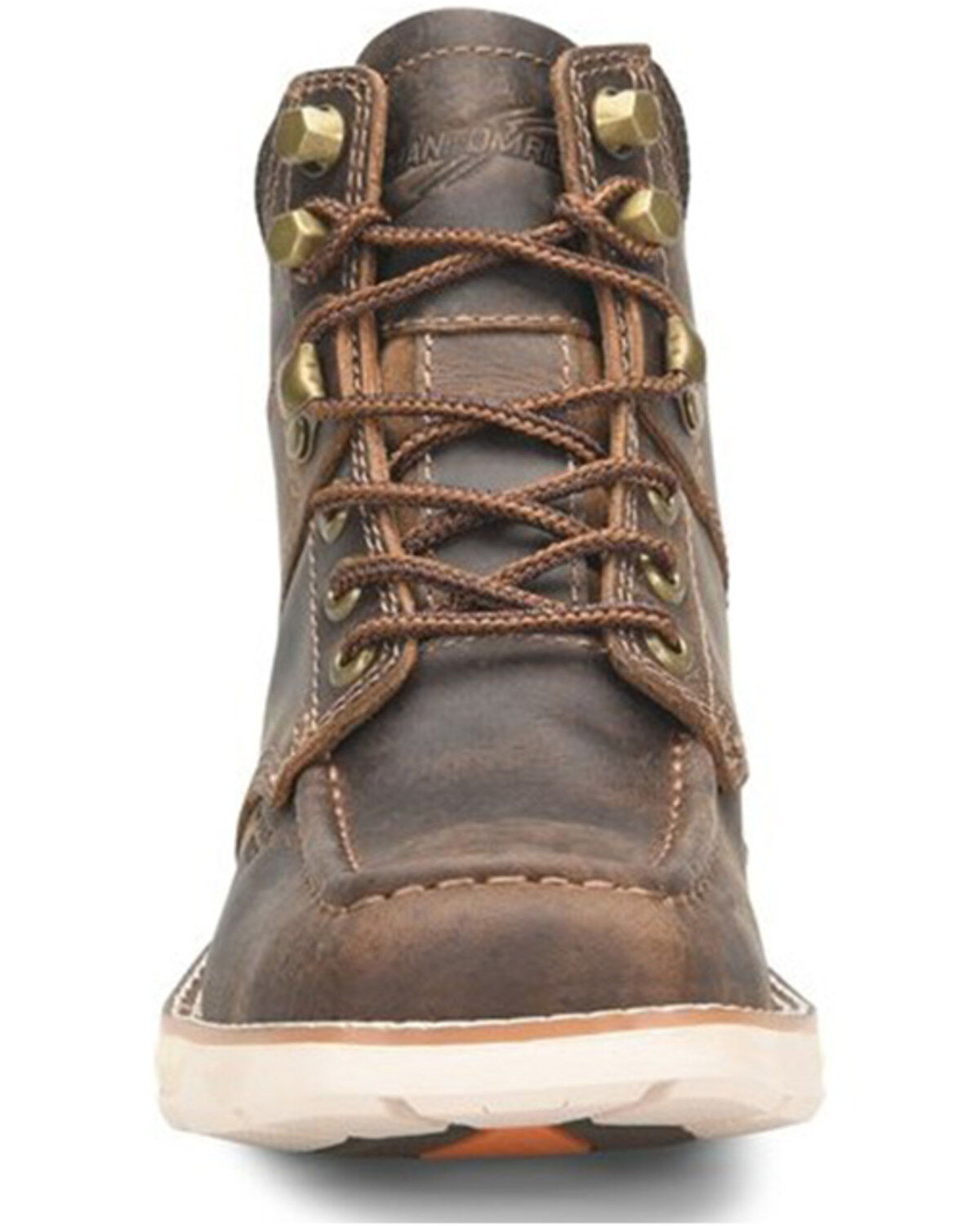 Image #3 - Double H Women's Spirit 4" Lace-Up Waterproof Work Boots - Composite Toe, Brown, hi-res