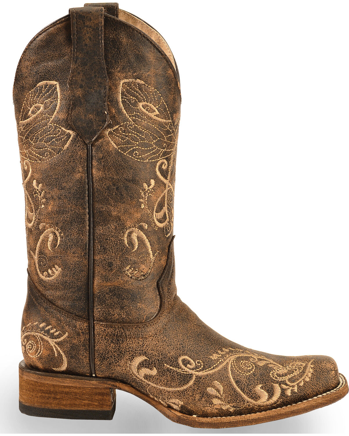 womens square toe western boots