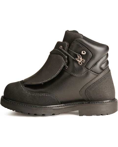 Image #4 - Timberland Pro 6" Met Guard Work Boots - Steel Toe, Black, hi-res